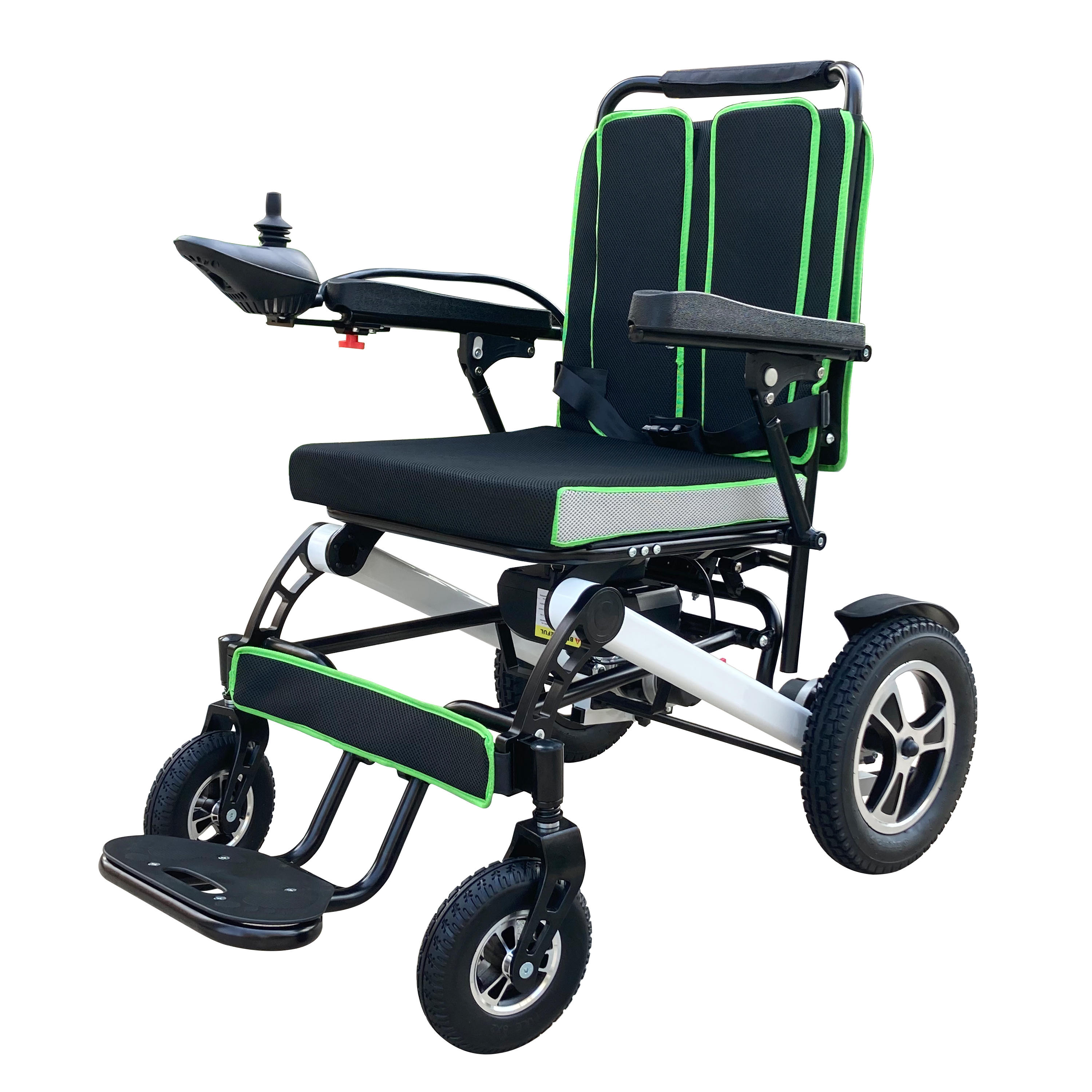 Electric Wheelchair Foldable for Adults Seniors 300lbs,Dual 250W Powerful Motor with Manual Override Switch Scooter, All Terrain