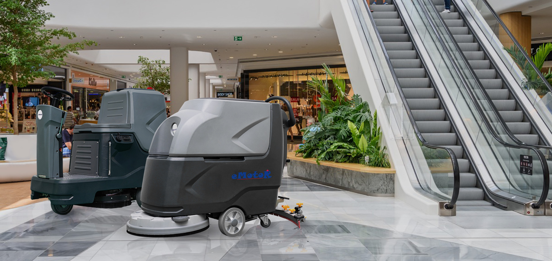 Walk Behind & Ride On Floor Scrubber