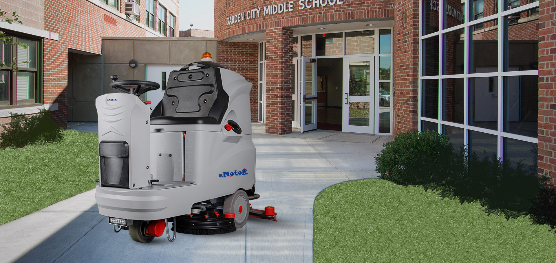 Ride on Floor Scrubber machine