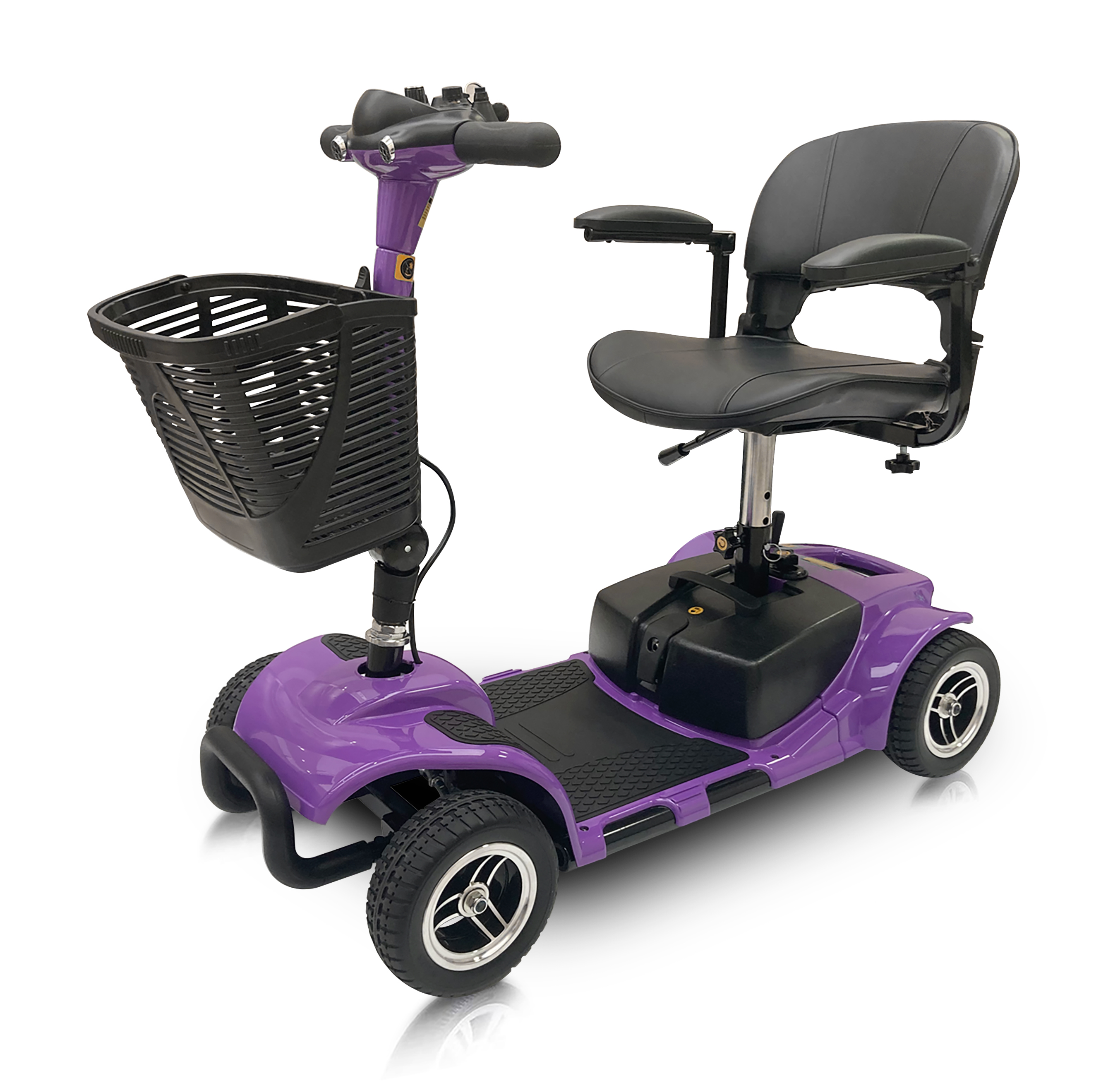 Emotor 265lbs Mobility Scooter for Seniors Elderly Adults, 250W Strong Motor w/ Stable 4 Wheels Scooter for Outdoor Driving 