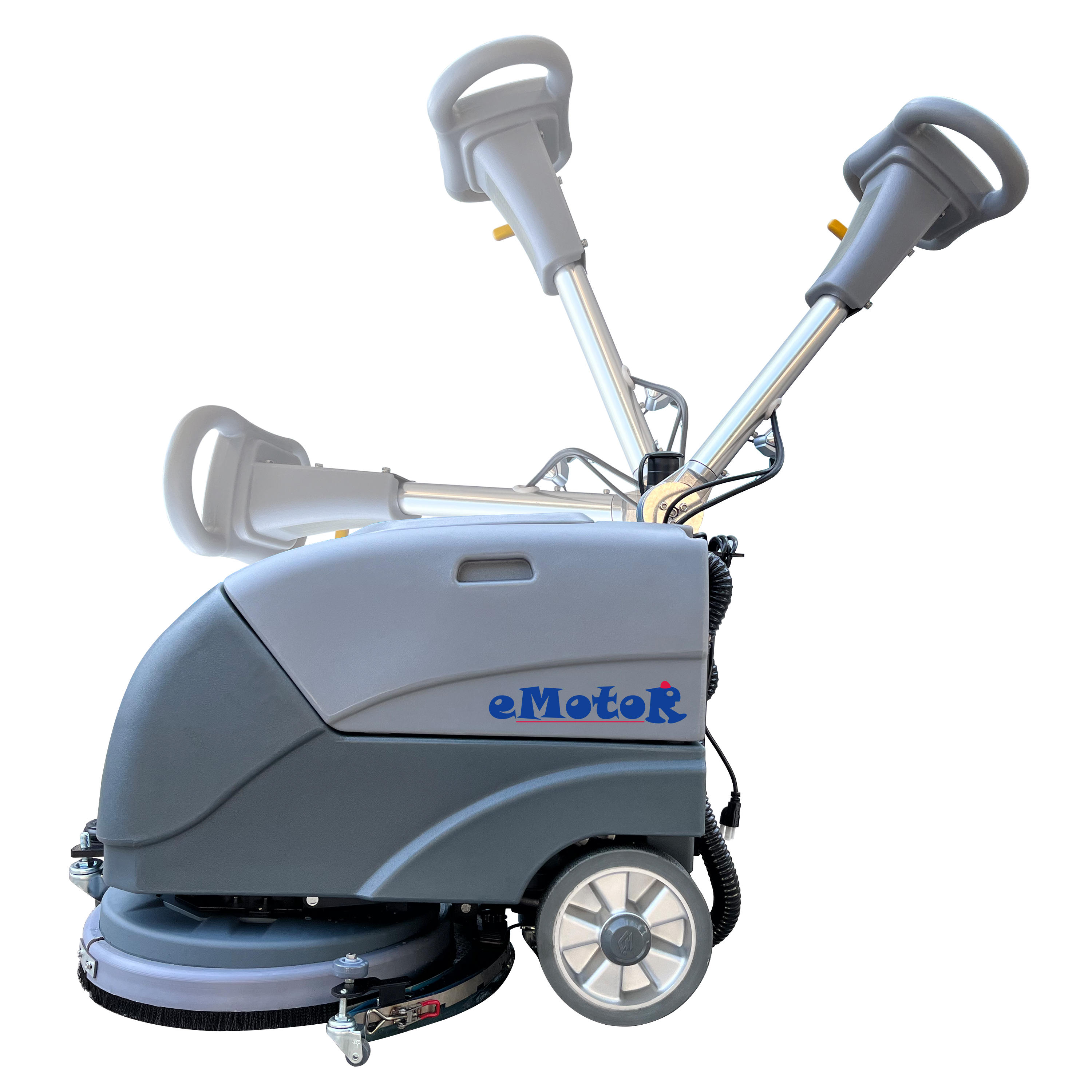 How has the use of industrial floor scrubber machines revolutionized the cleaning industry?